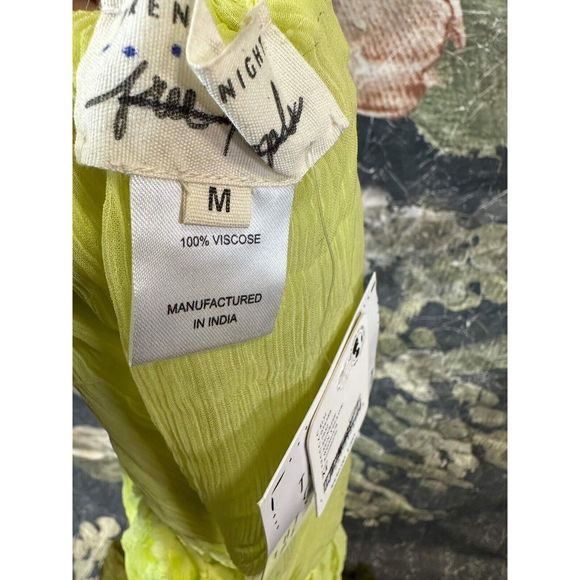 NWT Free People Robe longue Sunrise Size Medium - Picture 9 of 10